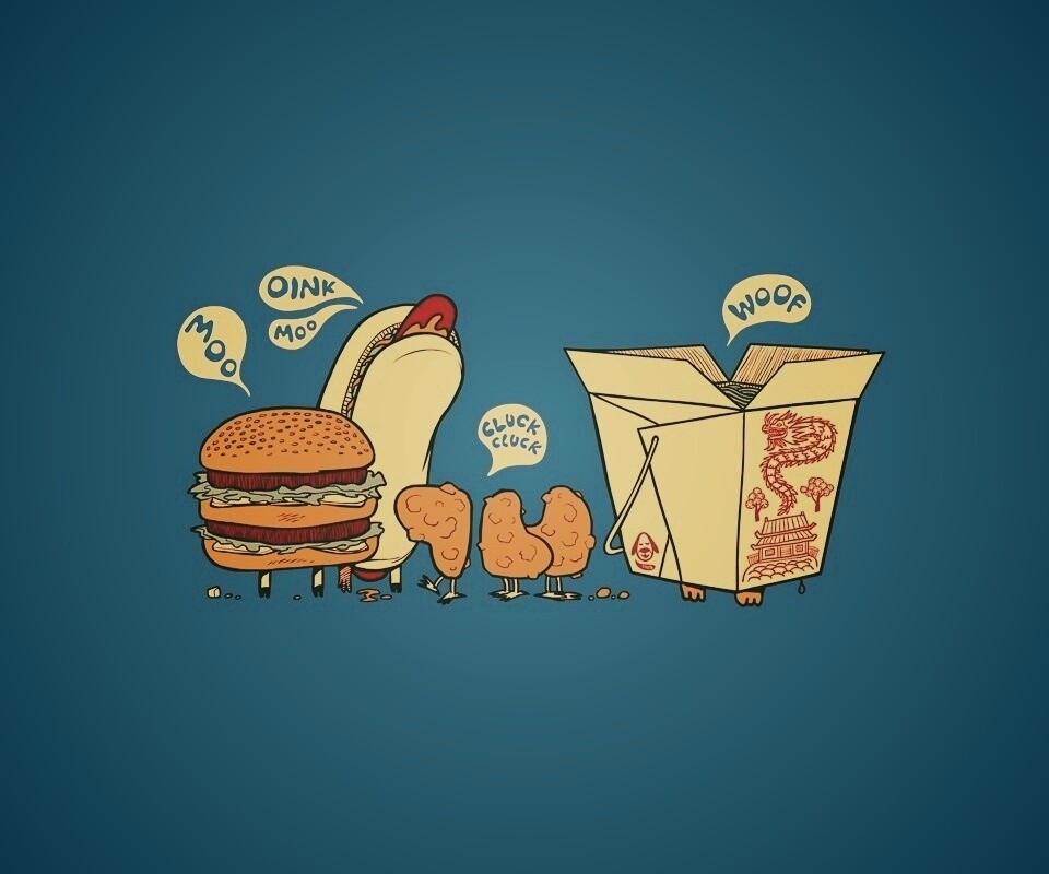 Чем была еда обои