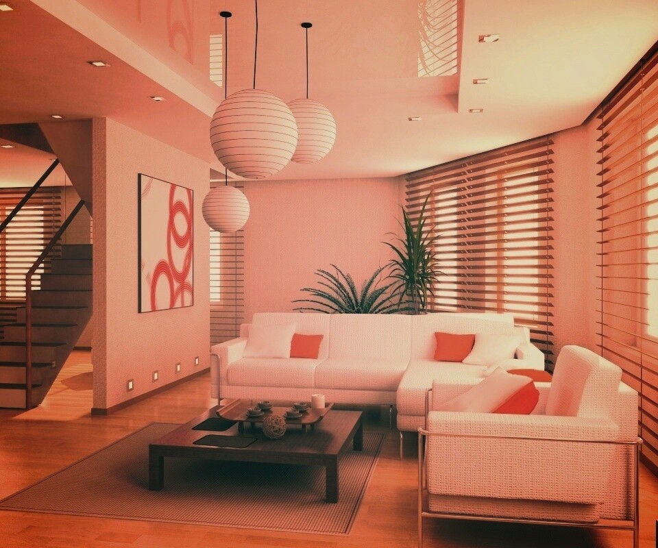 Китайская гостинная обои