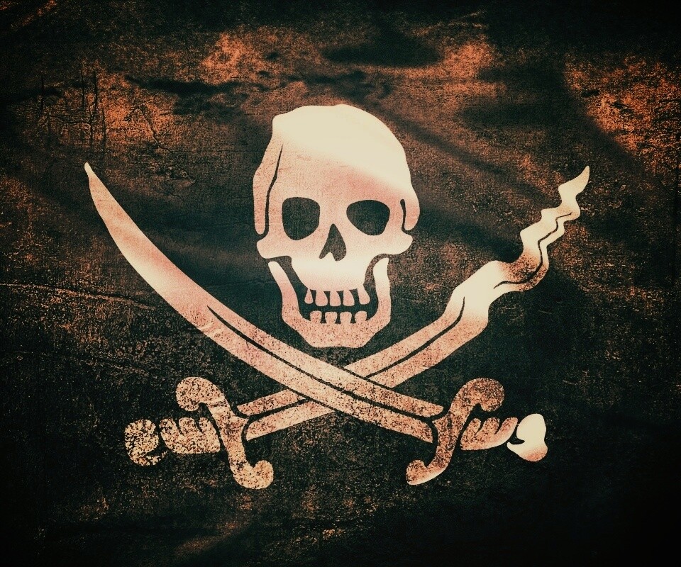 Пиратский флаг обои