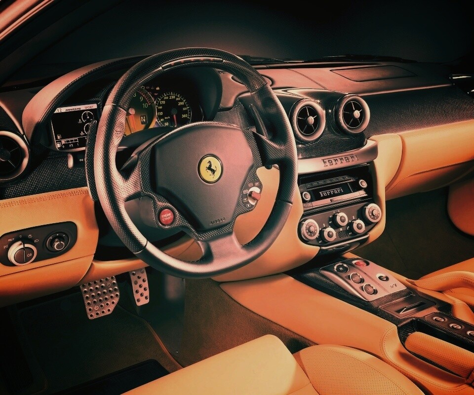 Салон феррари обои