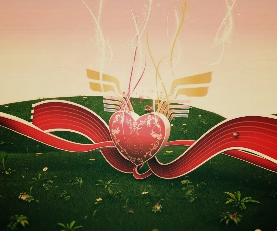 Валентинка обои