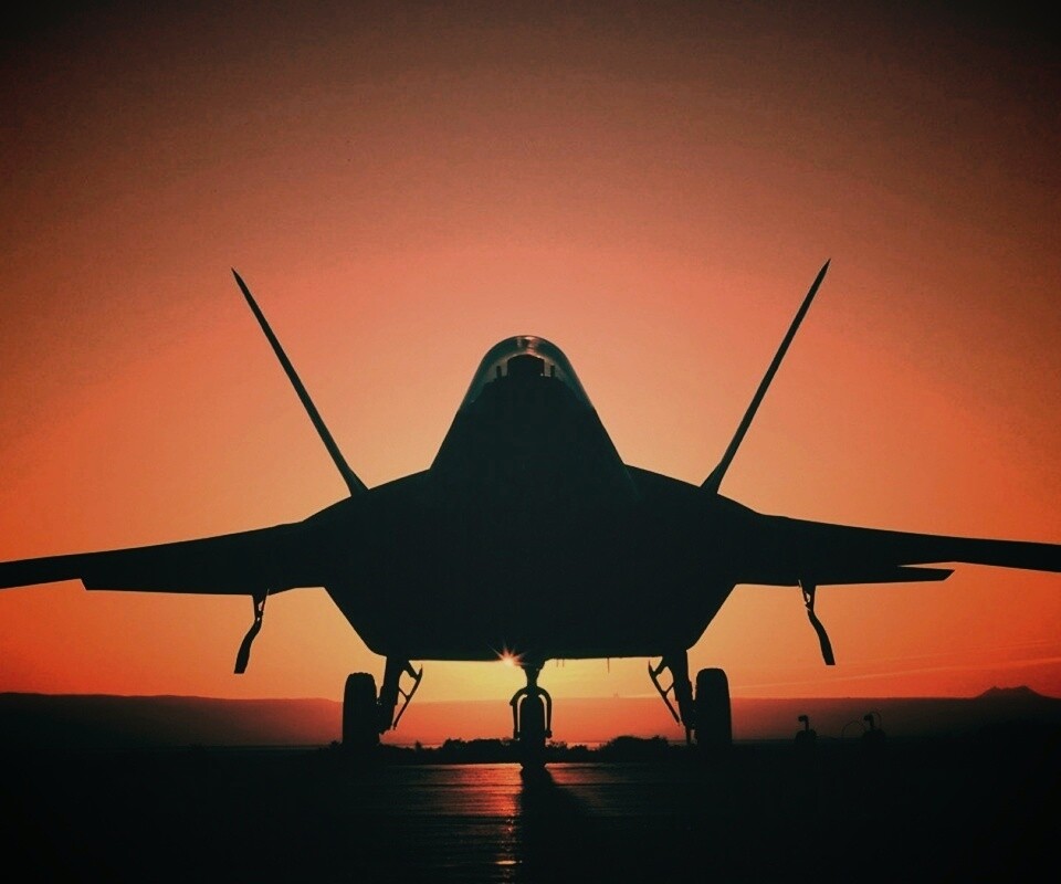 Истребитель F22 обои