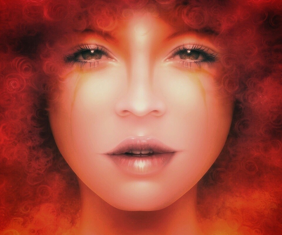 Карамельное личико обои