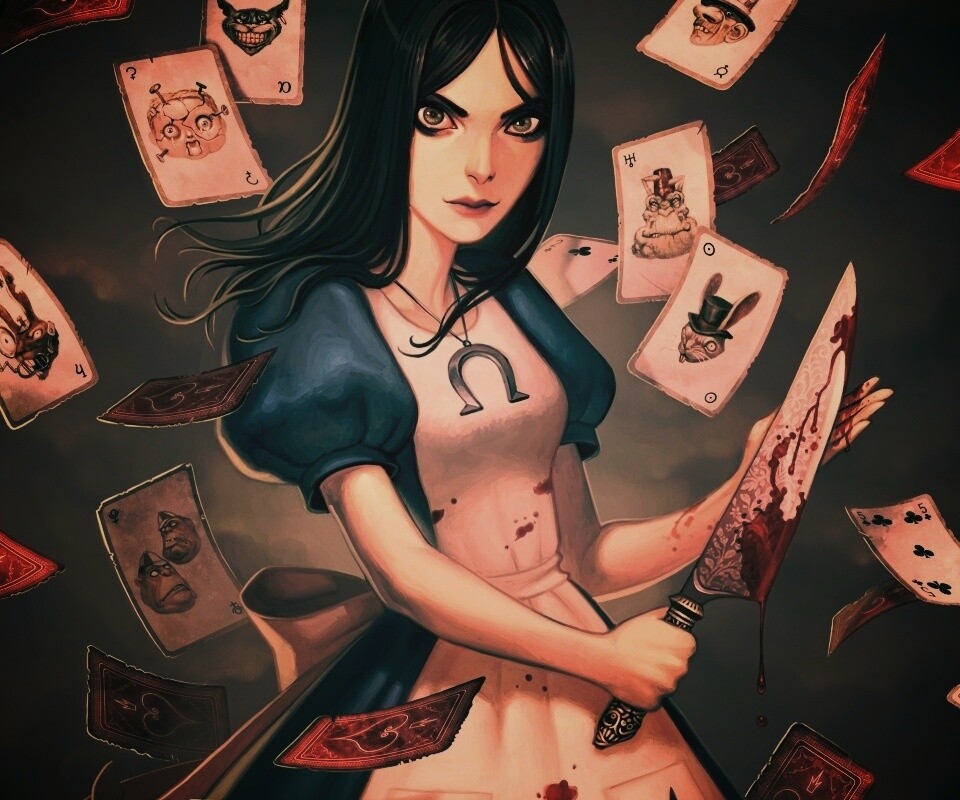 Алиса в стране чудес обои