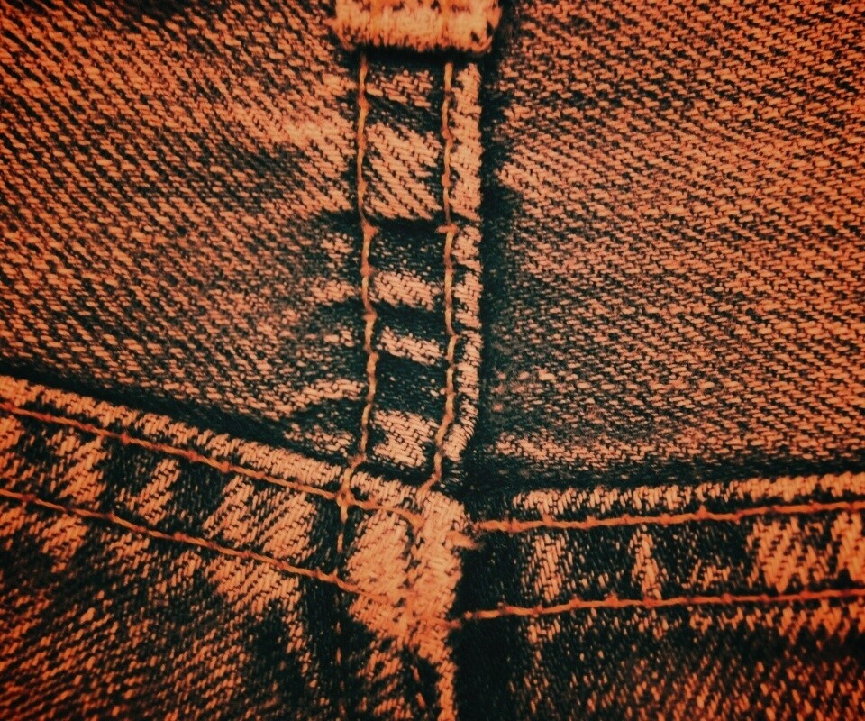 Шов на джинсах обои