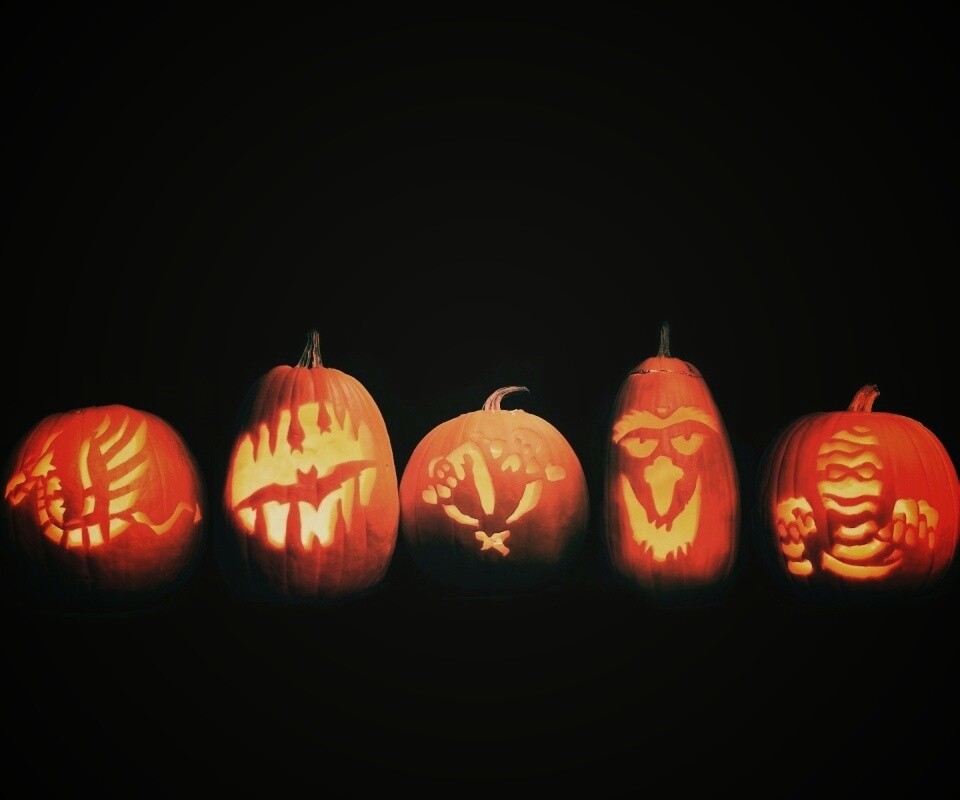 Тыквы на Хэллоуин обои
