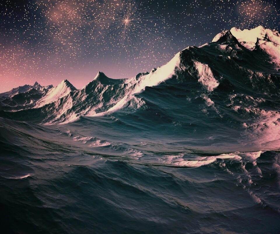 Северные горы обои