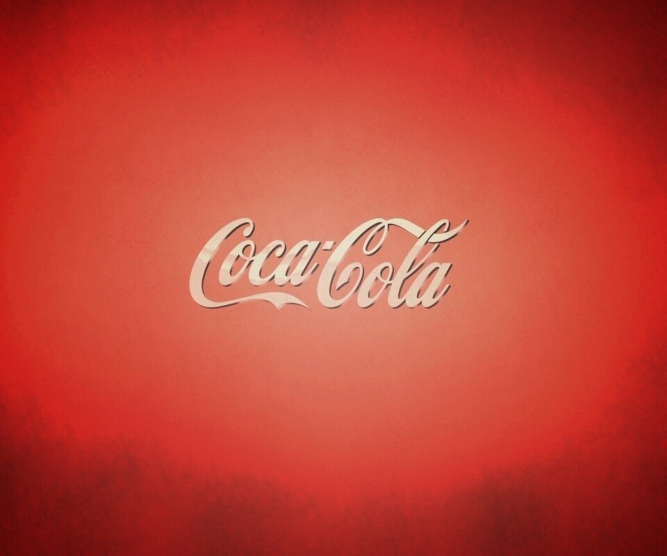 Красный логотип Coca-Cola обои