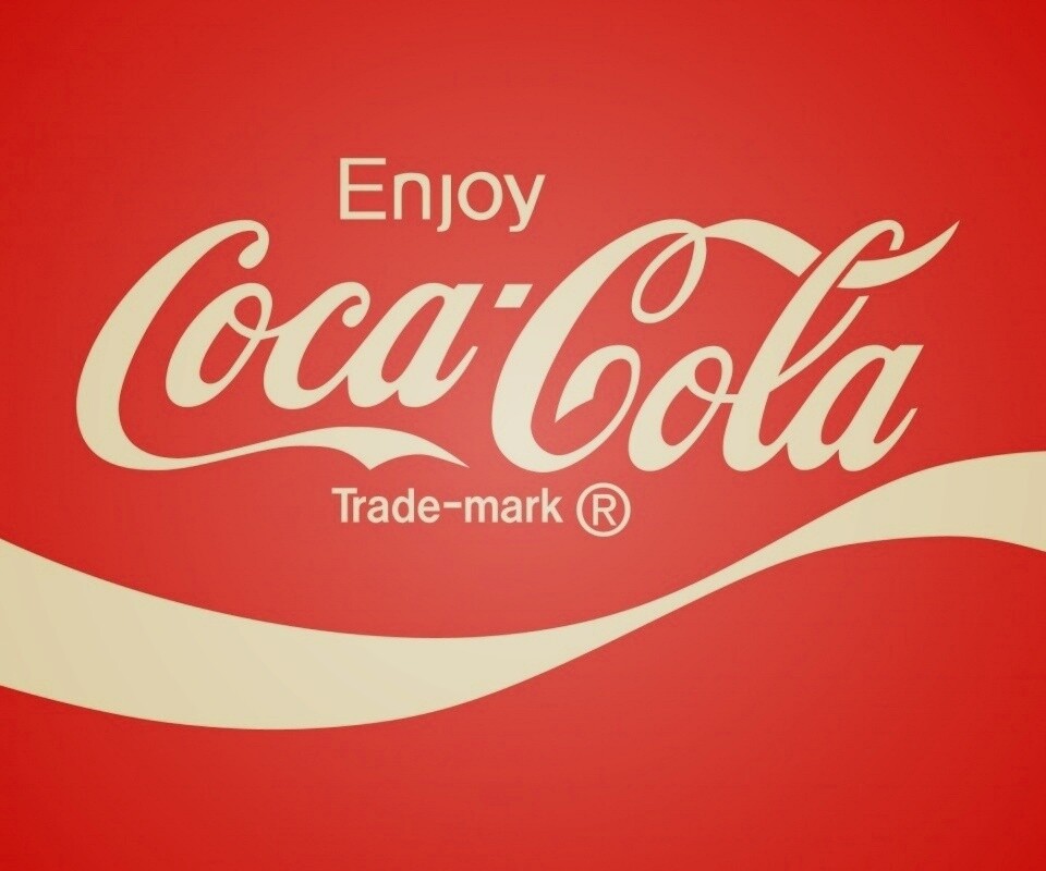 Оригинальный логотип Coca-Cola обои