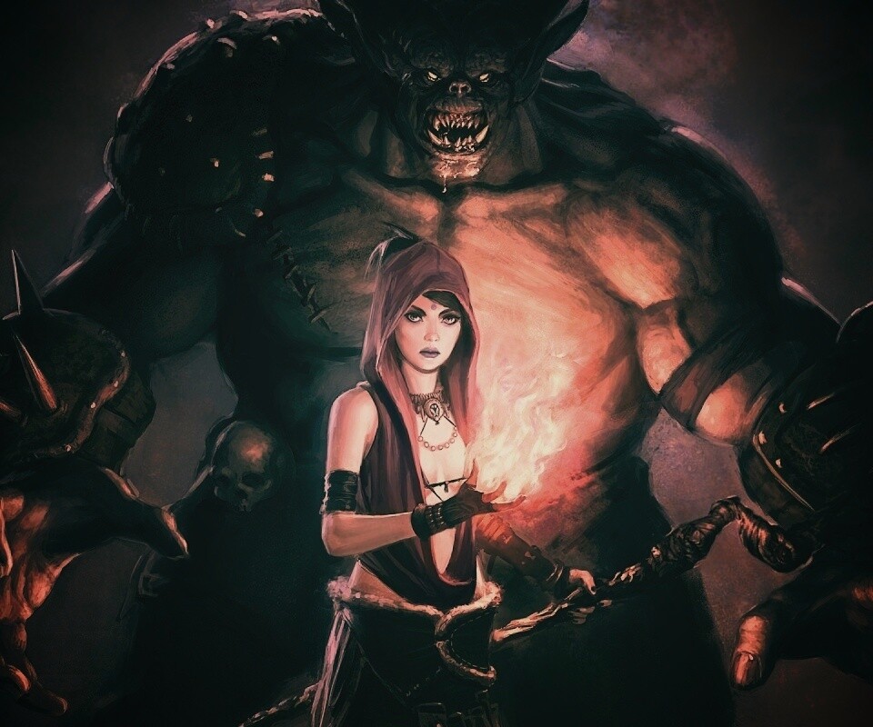 Морриган и порождение зла обои