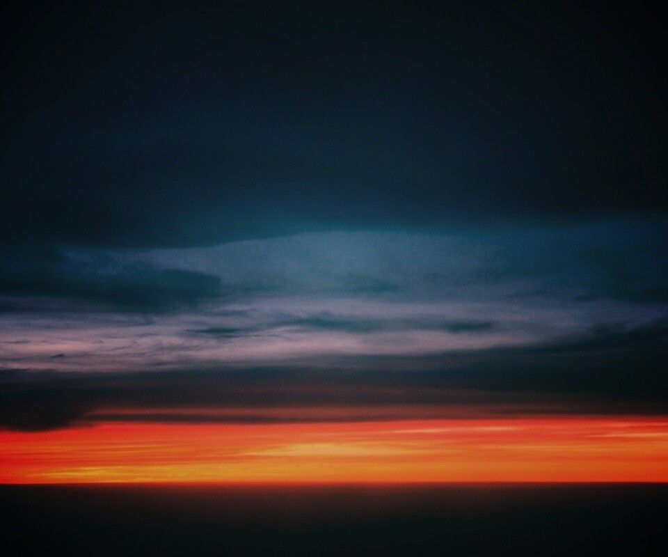 Закатное небо обои