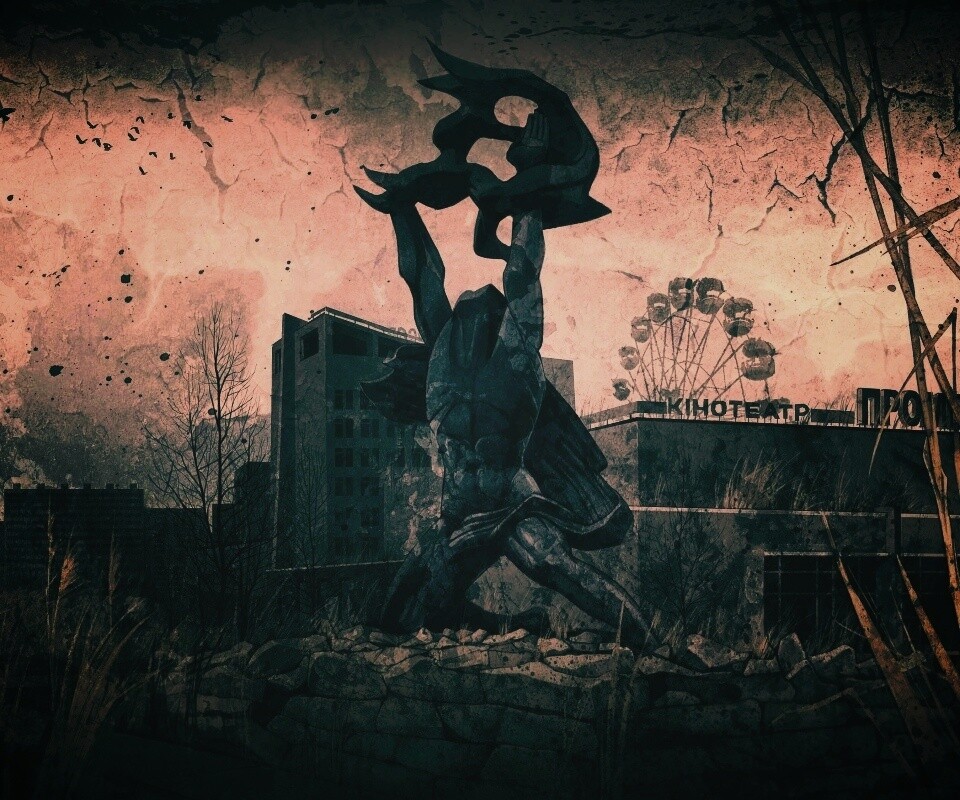 Памятник в Припяти обои