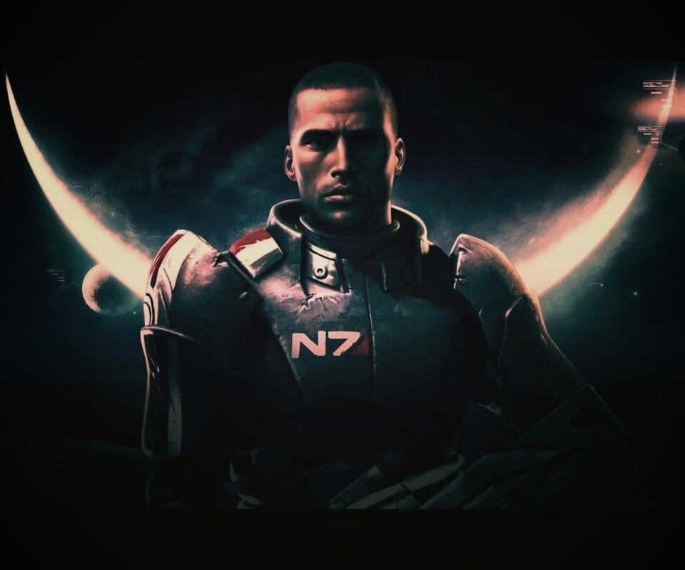 Шепард из Mass Effect обои