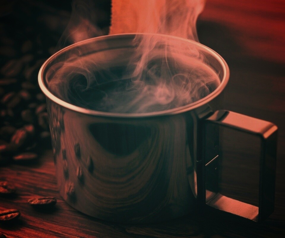 Чашка свежесваренного кофе обои