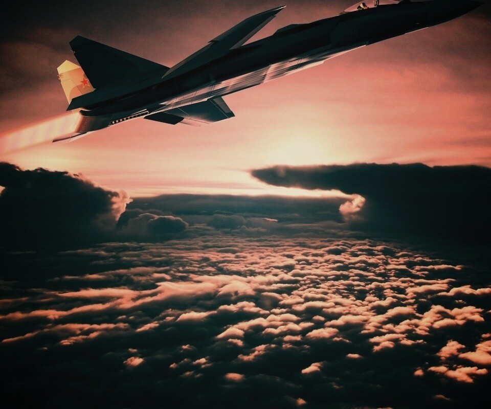 Истребители в небе обои