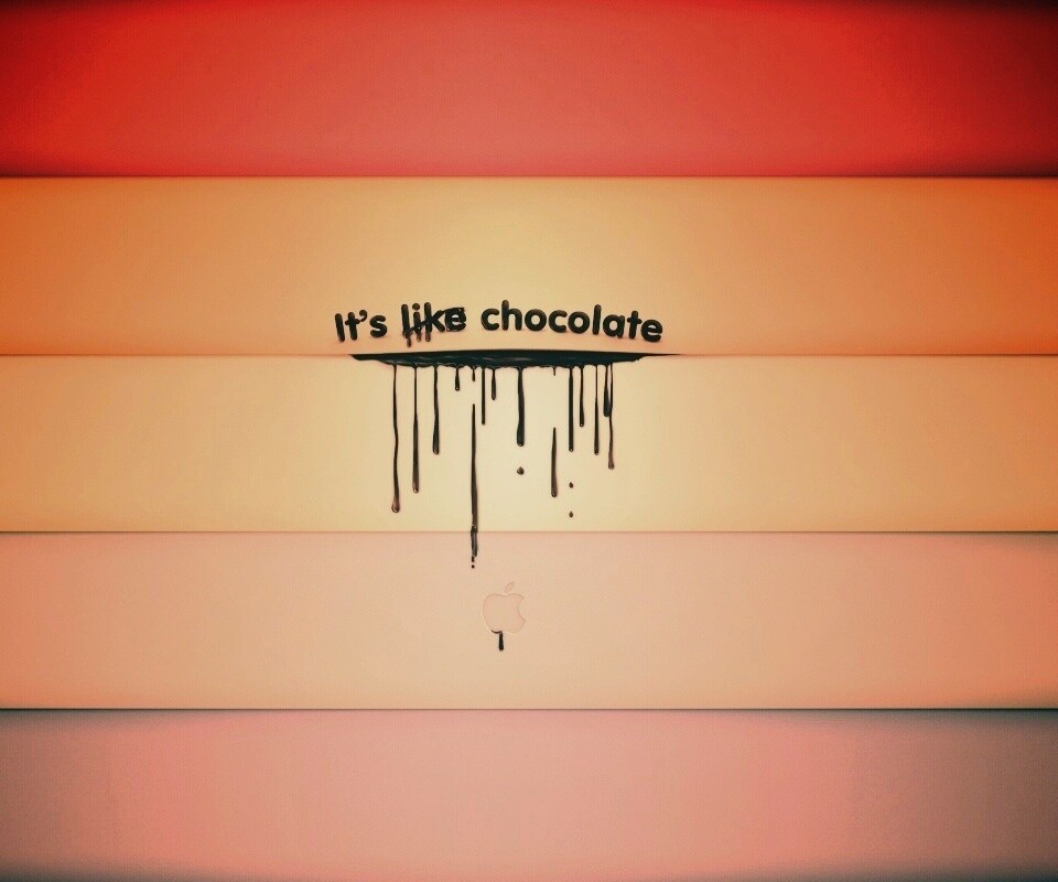 It"s not like chocolate обои