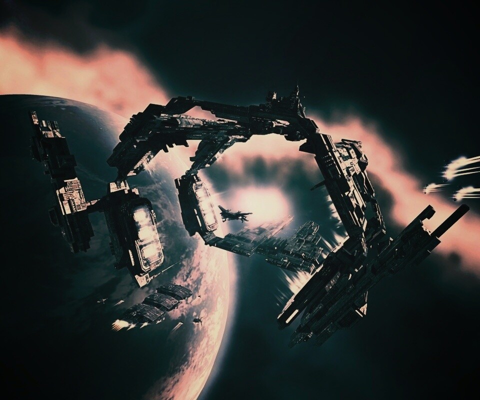 Космический корабль обои