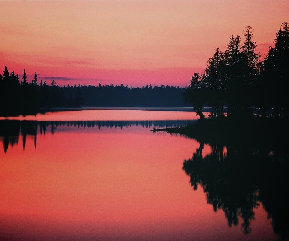 Вечерний пейзаж обои