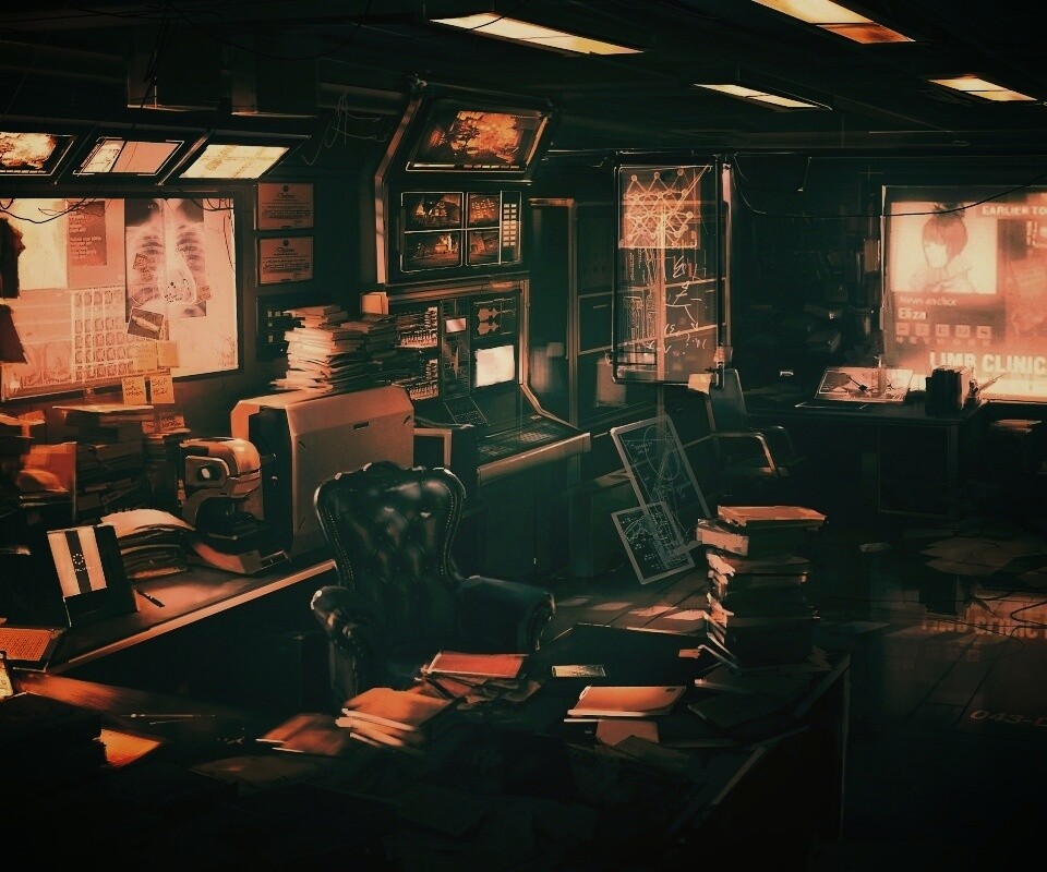 Кабинет обои