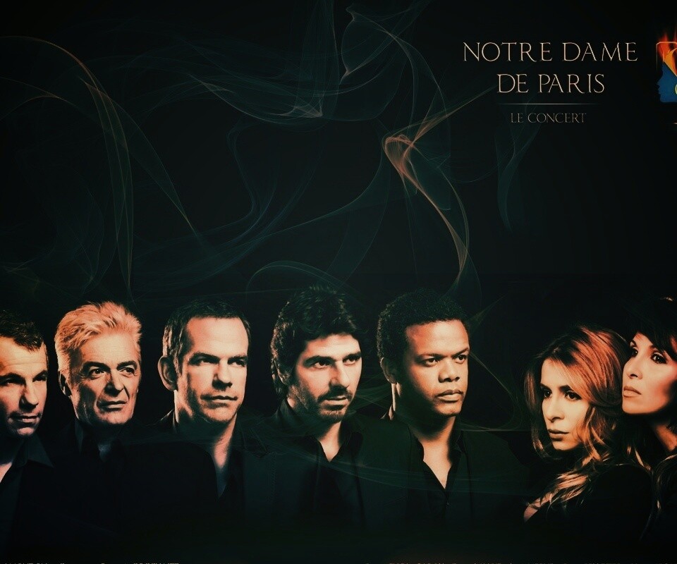 Актрёры мюзикла Нотр Дам де Пари обои