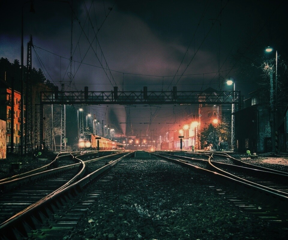 Железнодорожная станция обои