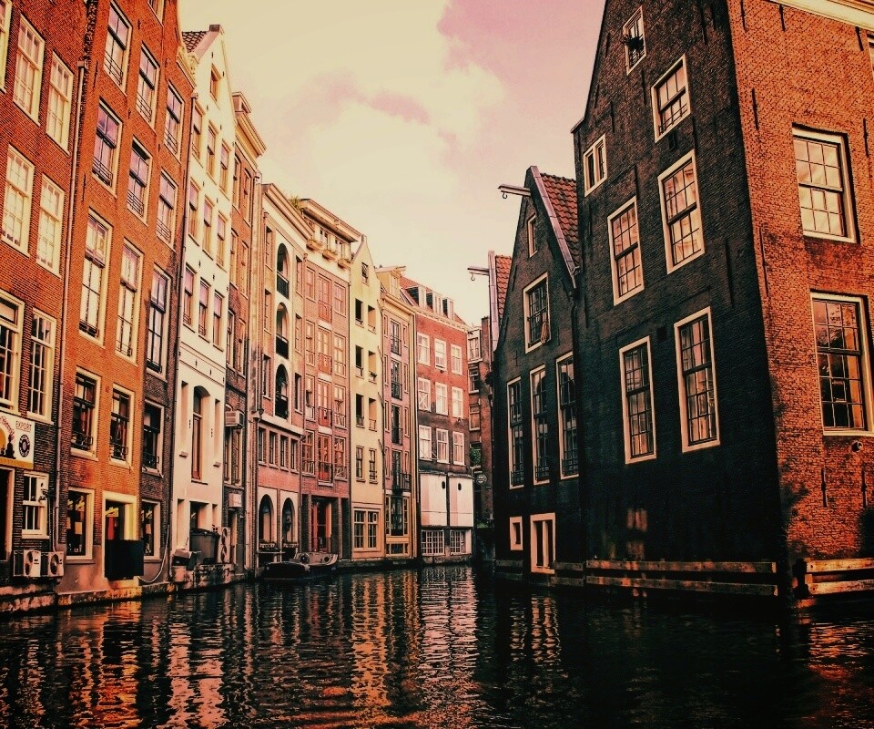 Венецианские каналы в Амстердаме обои