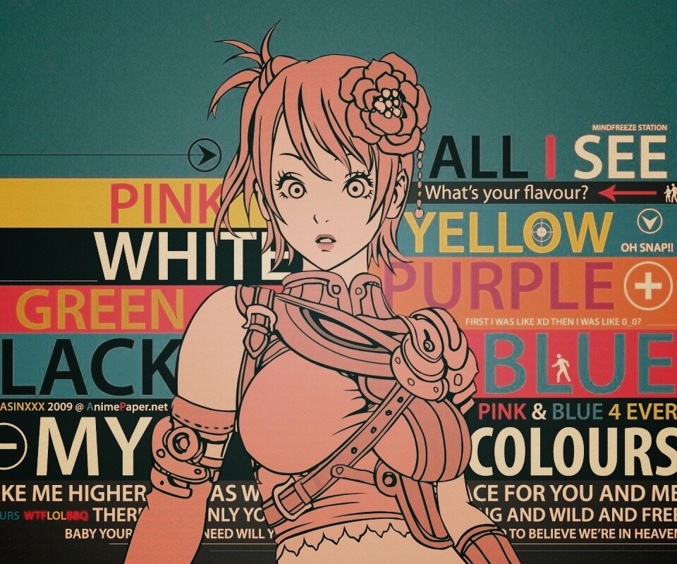 Раскрась её обои