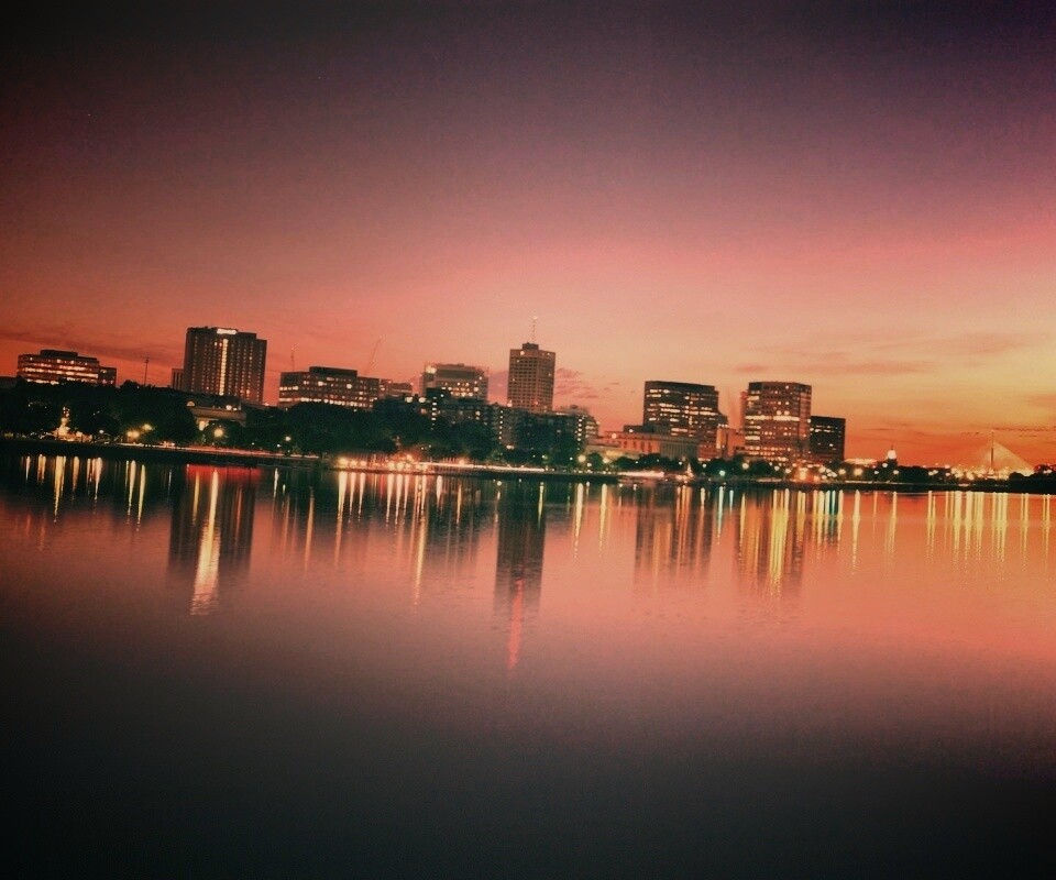 Панорама Бостона обои