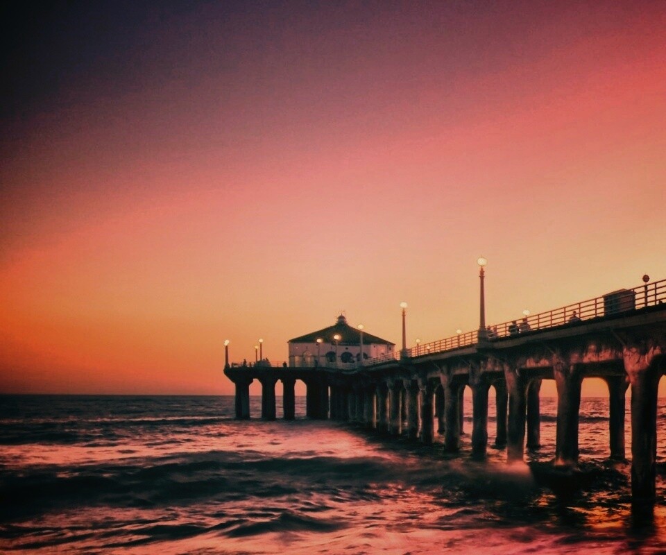 Пирс в Калифорнии обои
