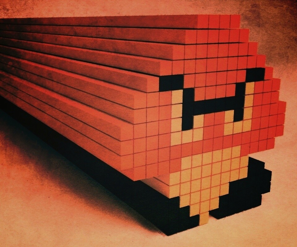 Злой гриб из марио обои