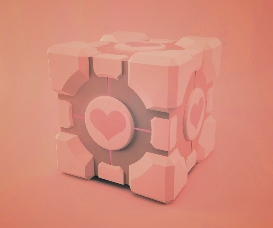 Взвешенный куб-компаньон обои