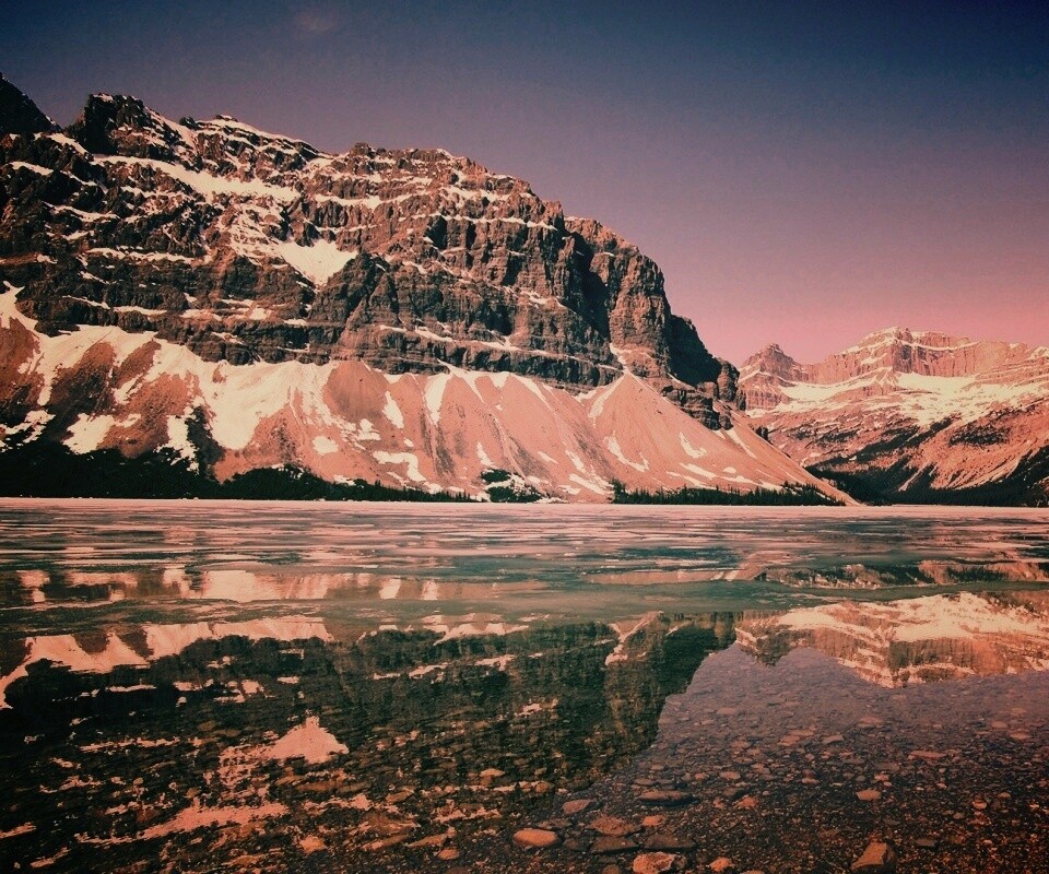 Снежные горы обои