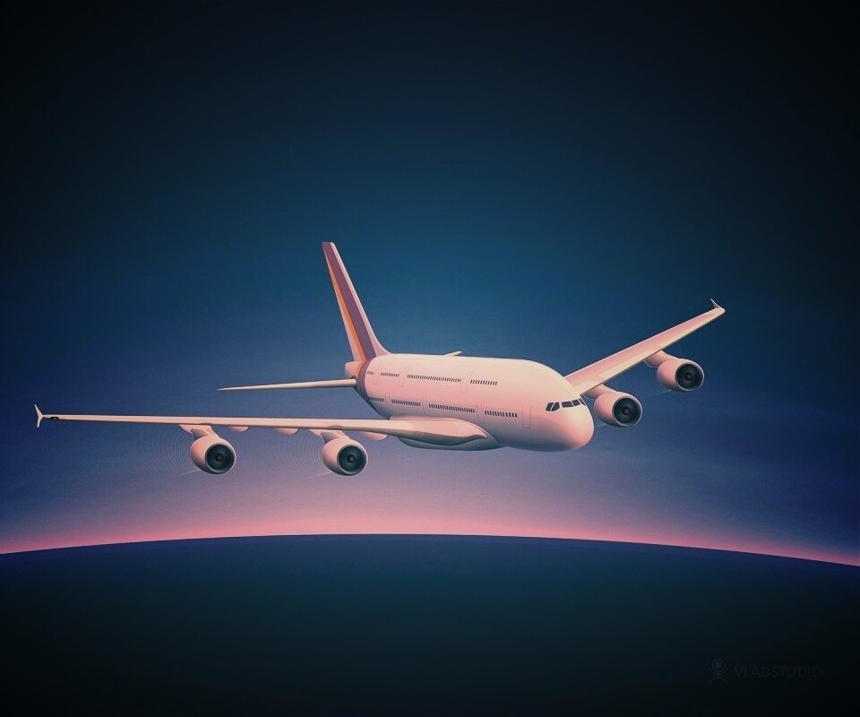 Аэробус А380 обои