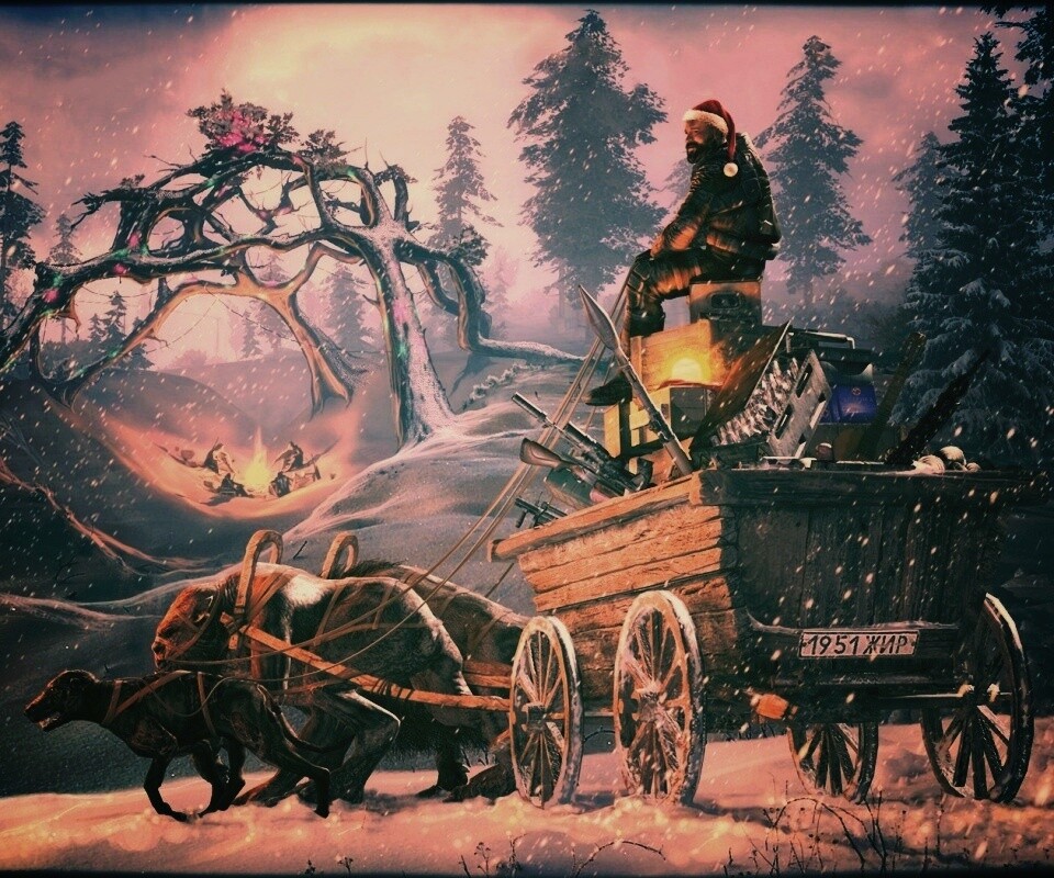 Новогодний Сталкер обои