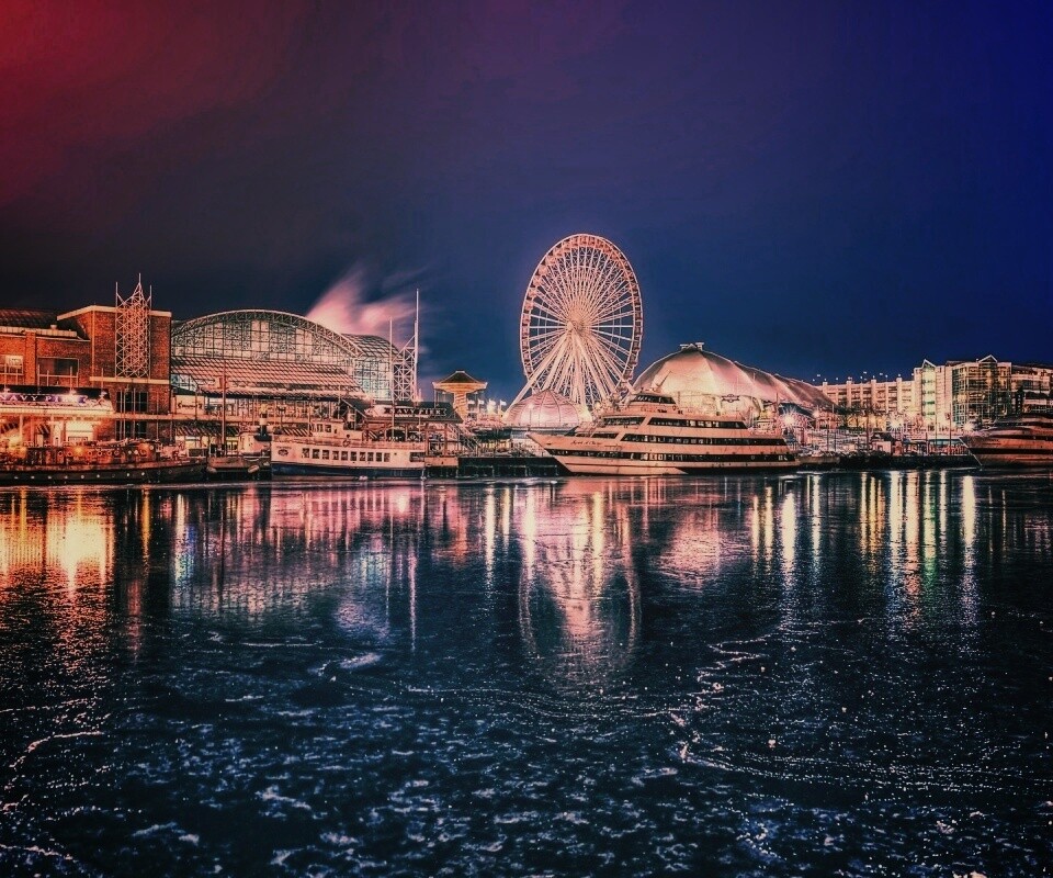 Причал для яхт обои