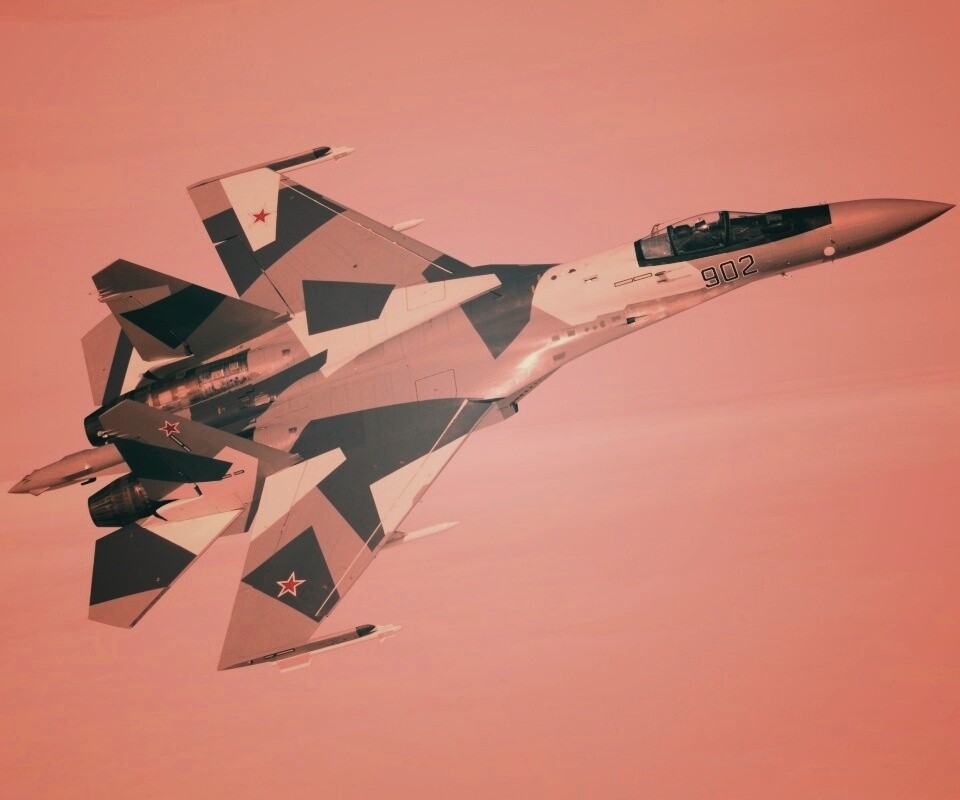 Полёт истребителя обои