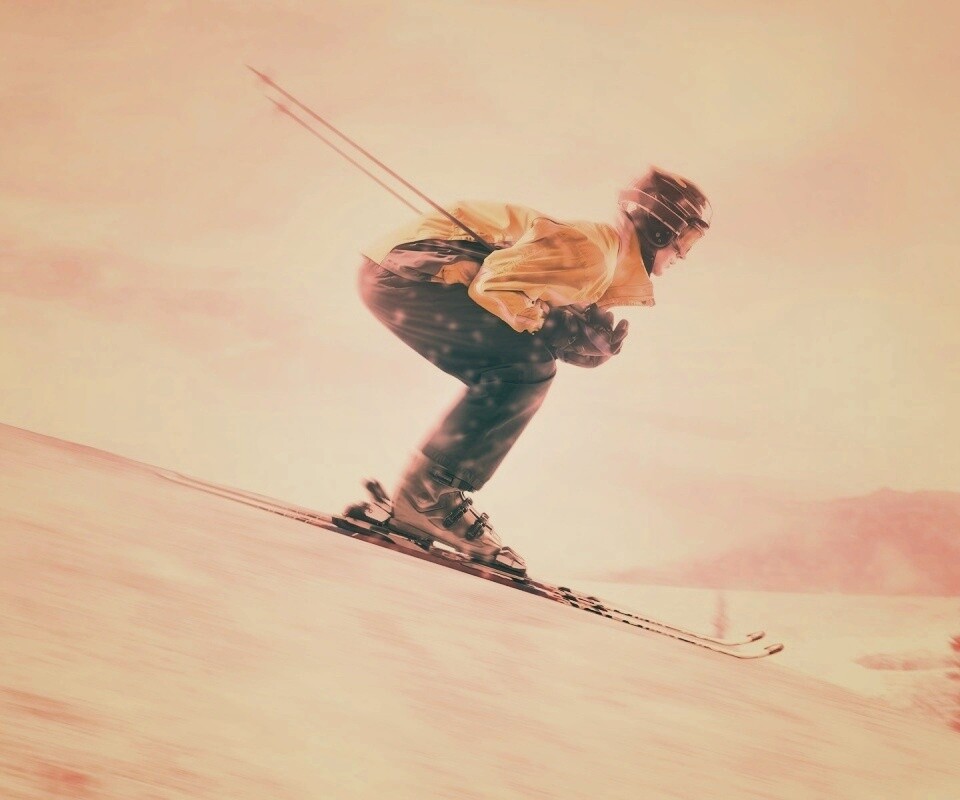 Горнолыжник обои