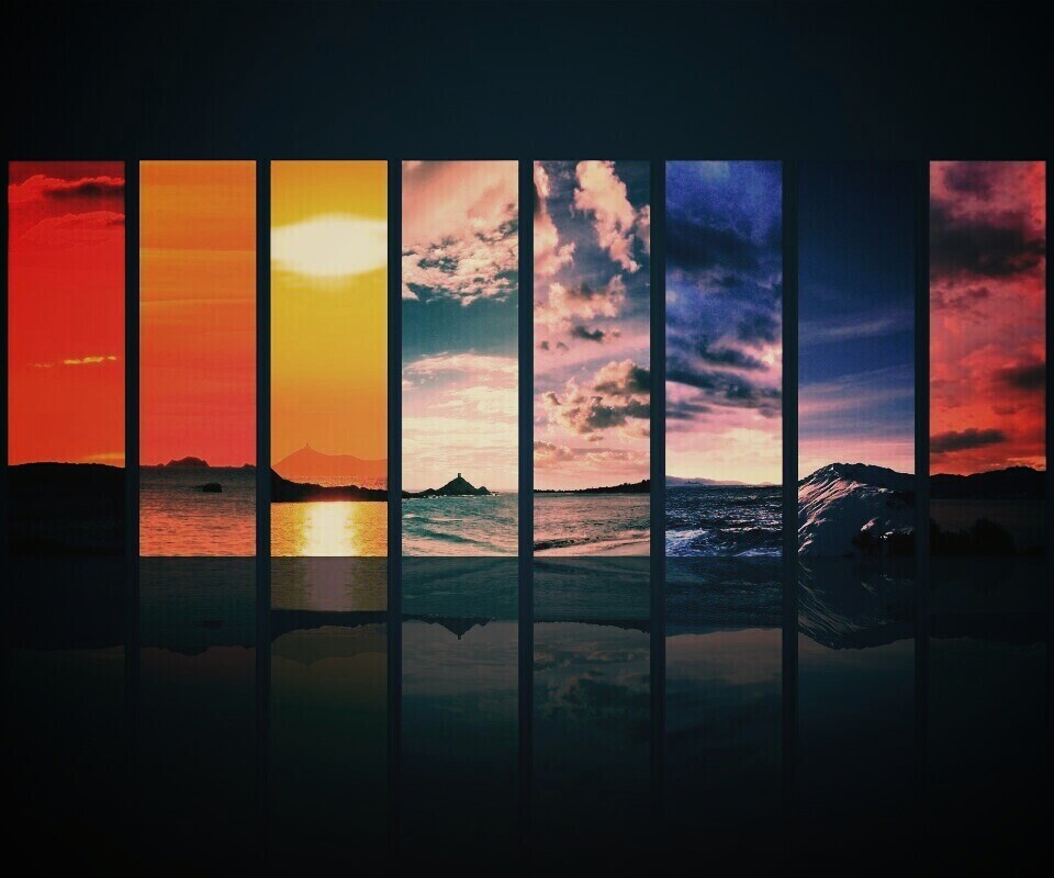 Небесный спектр обои