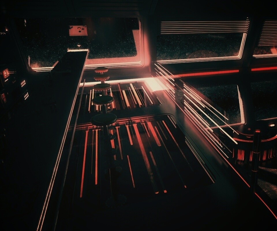 Космический бар обои