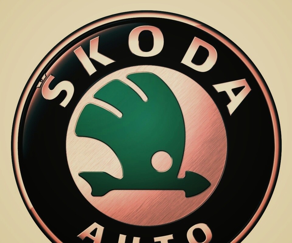 Логотип Skoda обои
