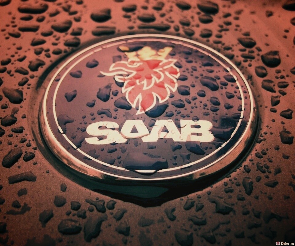 Логотип Saab обои