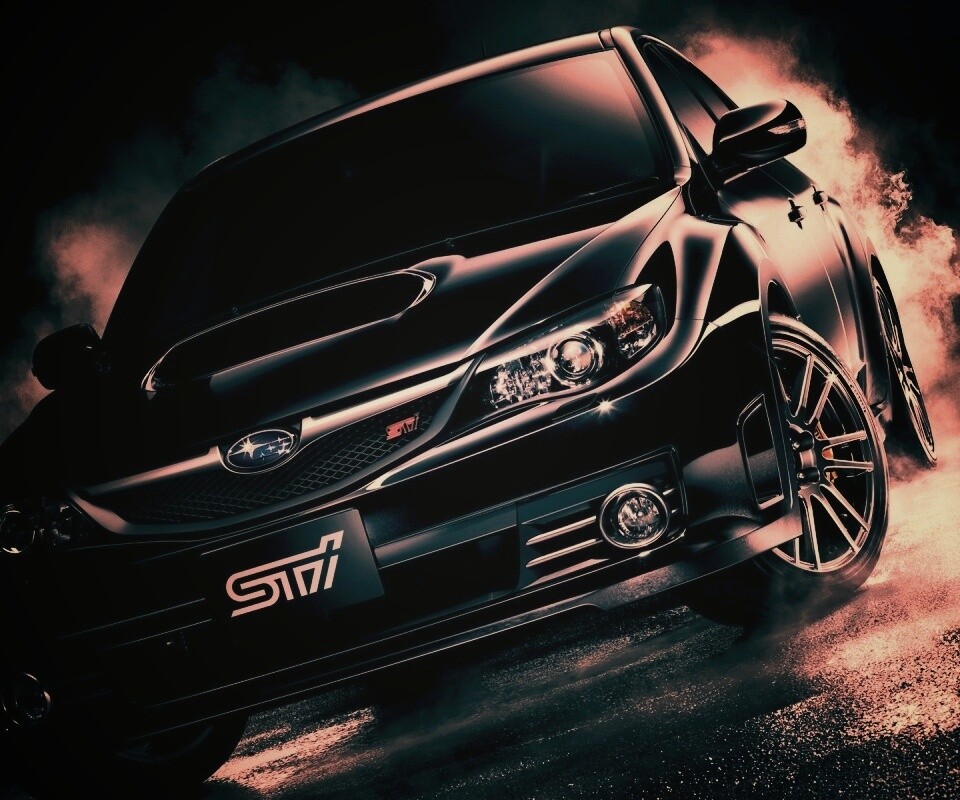 Субару дрифтует обои