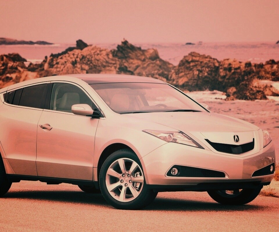Acura на побережье обои