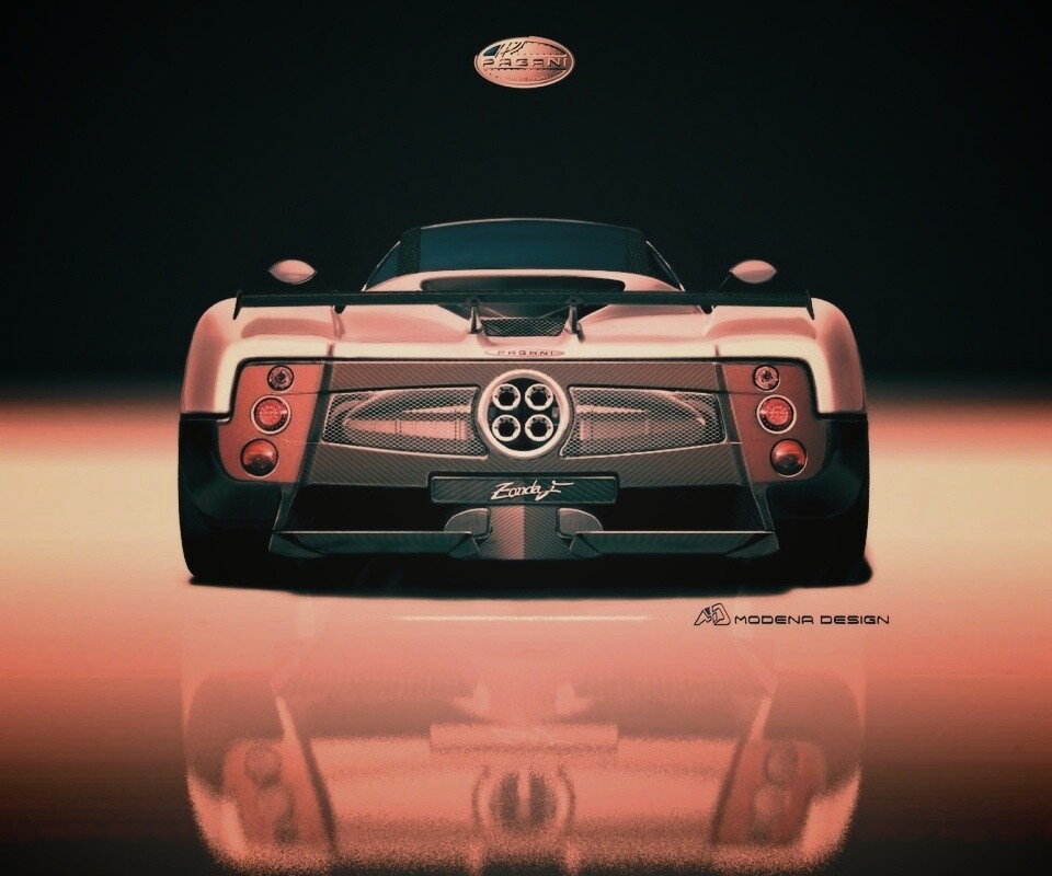 Pagani Zonda рендер обои