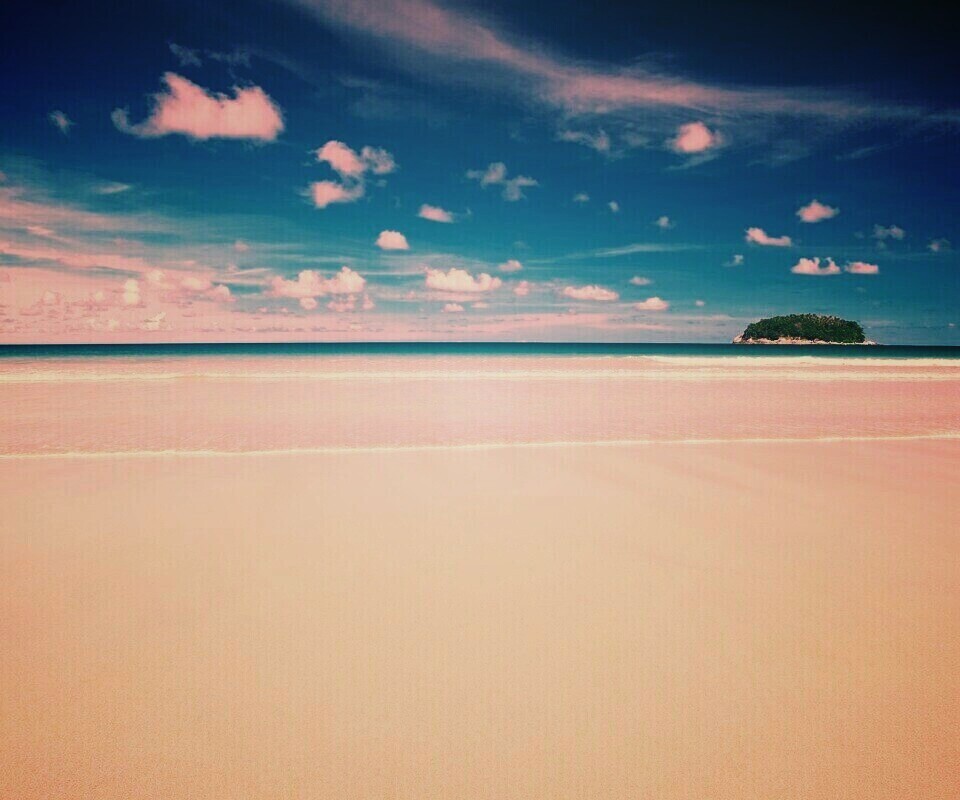 Голубая лагуна обои