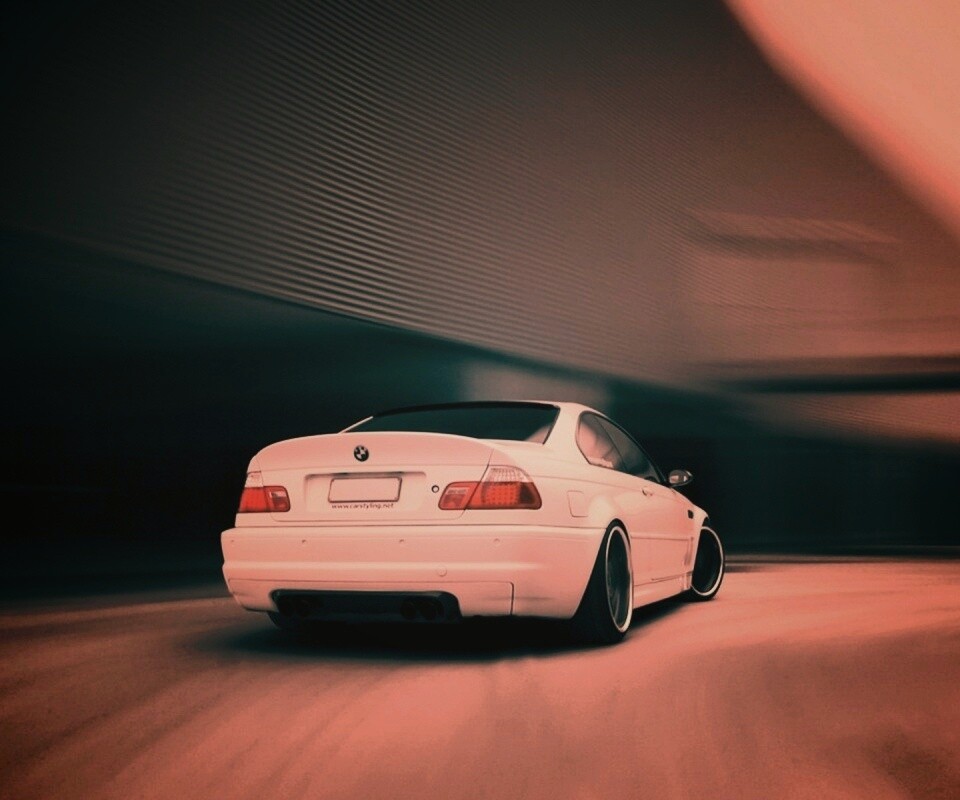 Белый БМВ обои