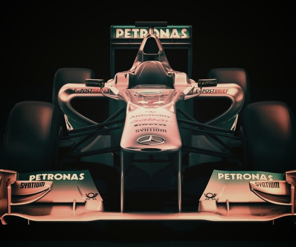 Болид Мерседес обои