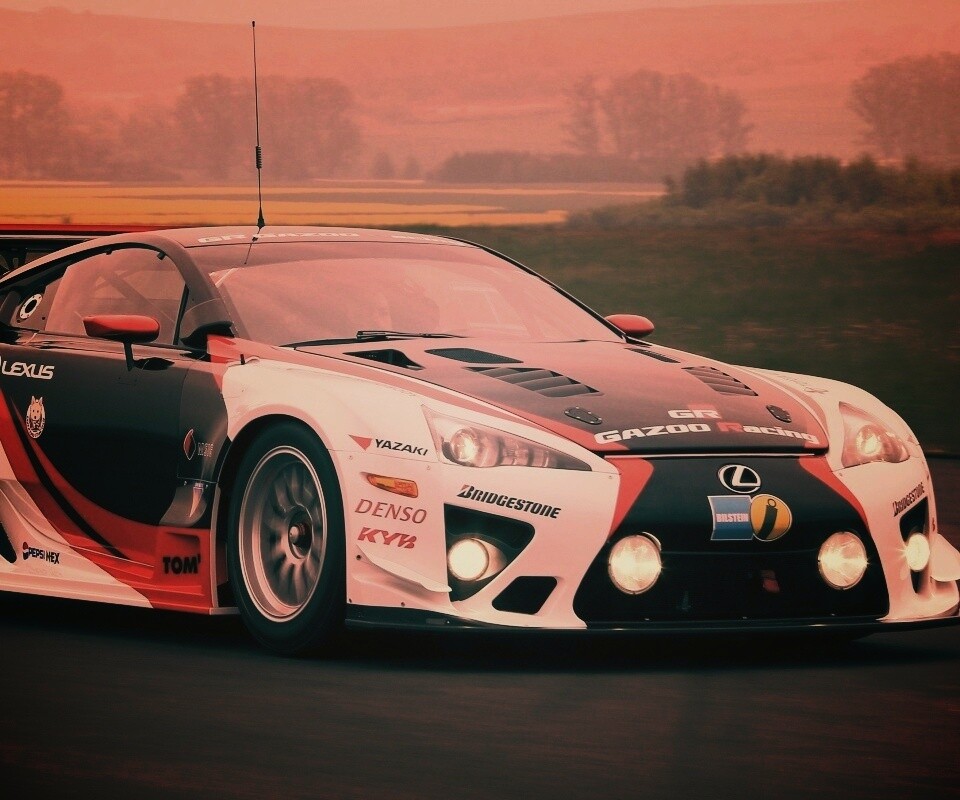Гоночный Лексус обои