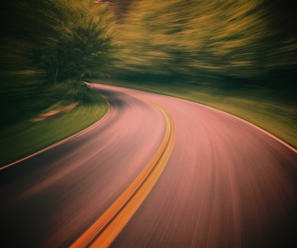 В движении обои