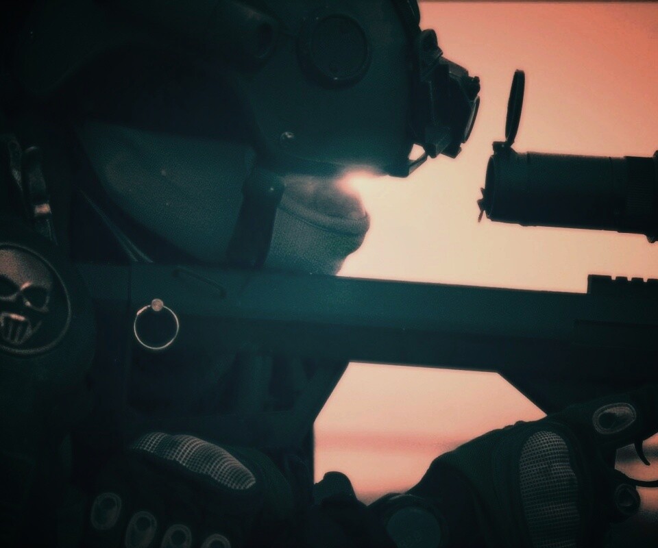 Снайпер за работой обои